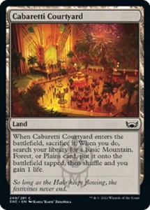 Magic the Gathering Land - Patio de Cabaretti - Tarjeta incolora de Magic the Gathering Casi nuevo/m - Imagen 1 de 1