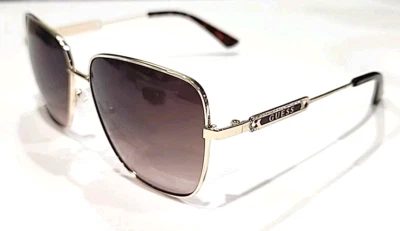 Gafas de sol GUESS GO002 32F doradas cuadradas marrones Foto 1 de 4