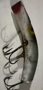 vintage lazy ike fishing lure Wood 2 Lures - Picture 1 of 9