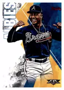 2019 Topps Fire #17 Ozzie Albies NM-MT Braves - Picture 1 of 2