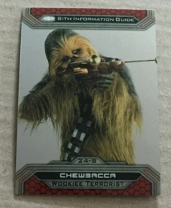2015 TOPPS CHROME STAR WARS PERSPECTIVES CHEWBACCA #24-S - Picture 1 of 2