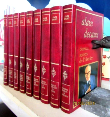 Alain Decaux collection Editions Famot: 9 livres en parfait état - Photo 1/4