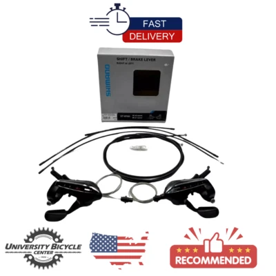 SHIFT / BRAKE LEVER (RIGHT & LEFT) SHIMANO ST-EF60 3X8 SPEED - NEW - Image 1 of 4