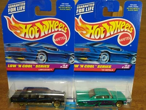 Hot Wheels Limozeen Y '59 Impala Low 'N Cool Series Paquete Nuevo en Paquete - Imagen 1 de 10