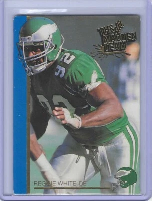 HOF  REGGIE WHITE  1992  ACTION PACKED THE ALL MADDEN TEAM  #19   RAIDERS - Image 1 of 2