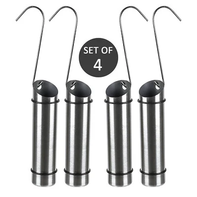 4Pc Stainless Steel Radiator Hanging Humidifiers Set Air Water Humidity Control - Image 1 of 4