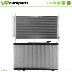 For 2013 2014-2017 Honda Accord Aluminium Radiator & Condenser Cooling Assembly - Picture 1 of 14