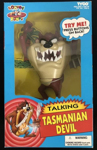 Tyco Talking Tasmanian Devil Looney Tunes Vintage Action Figure BNIB!! F/S! Cover