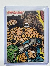 1974 1975 TOPPS MARVEL COMIC BOOK HEROES  STICKER  FANTASTIC 4 CHECKLIST #5