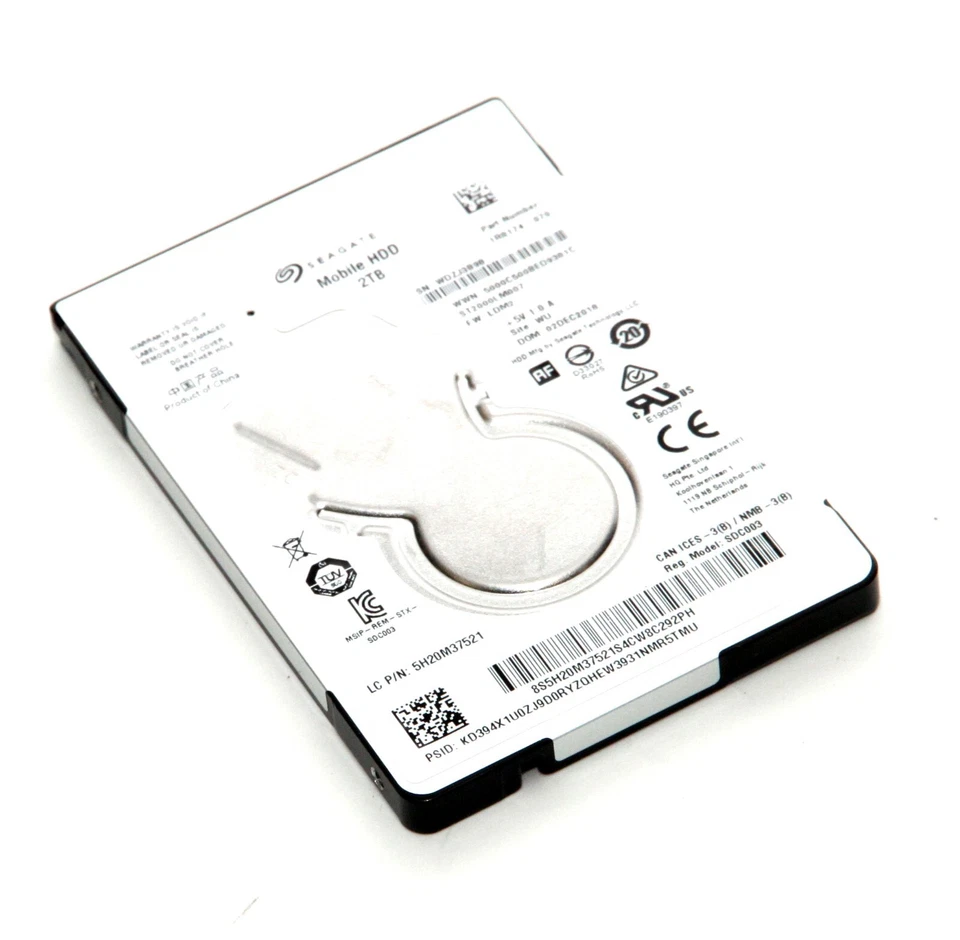 Lenovo Legion Y730-15ICH 2TB 5400RPM 2.5" SATA HDD Drive ST2000LM007 5H20M37521 - Image 1 of 1