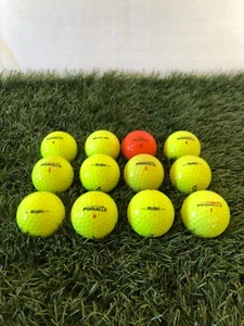 Recycled Mix of Colored Pinnacle Golf Balls, AAA, 12 Count, **FREE SHIPPING** - Picture 1 of 2