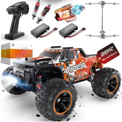 DEERC H16R 1:16 Ferngesteuertes Auto 52km/h 4WD Offroad Bürstenlos Monster Truck - Bild 1 von 4