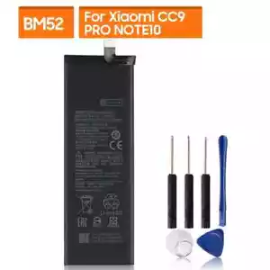 Nuova batteria di ricambio telefono BM52 per Xiaomi CC9 Pro Note 10 Note10 Pro 5260mAh - Foto 1 di 6