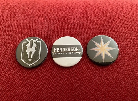 HSK Henderson Silver Knights memorabilia -  3 x 1.75" fridge magnets Cover