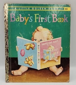 BABY'S FIRST BOOK Garth Williams Little Golden Book 1959 First Edition - Foto 1 di 5