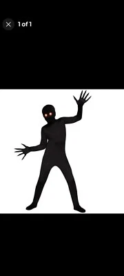 Boys Fading Eyes Shadow Demon Halloween Costume  Size Medium 8 Scary Evil NWT - Image 1 of 4