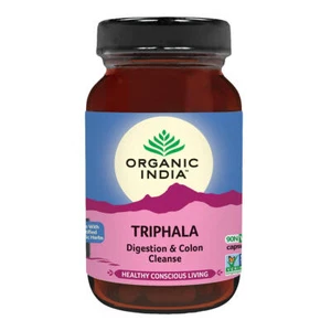 ORGANIC INDIA Triphala for Digestion and Colon Cleanse, 90 Vege Caps - Picture 1 of 1