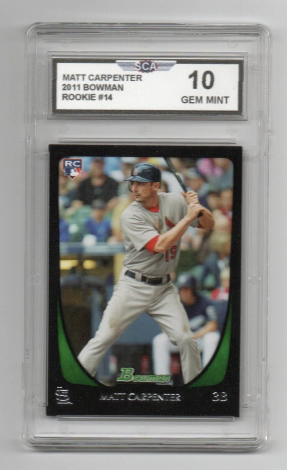 2011 BOWMAN MATT CARPENTER ROOKIE BASEBALL CARD NEW YORK YANKEES  - Image 1 of 1