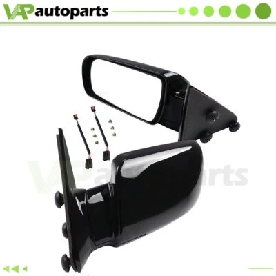 2X View Mirrors Manual Fold For 1988-2000 Chevrolet C/K 1500 2500 3500 Silverado - Image 1 of 4