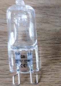 G9 Bombilla Lámpara Halógena 60w 230v Chimenea Eléctrica Quemador de Leña Pantalla Iluminación x1 - Imagen 1 de 4