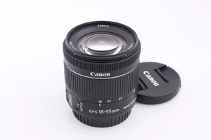Lente Canon EF-S 18-55 mm F4-5,6 IS STM AF de Japón (f04219) - Imagen 1 de 10