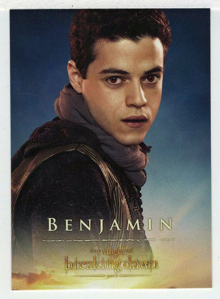 Benjamin (tarjeta comercial) Saga Crepúsculo - Amanecer - 2012 NECA # 16 - Como nuevo Foto 1 de 1