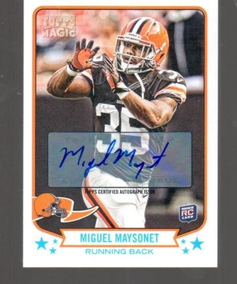 Miguel Maysonet Rookie Rc Auto Autograph 2013 Topps Magic #16 Bengals L@@K !! - Image 1 of 2