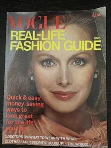 VTG 1976 Vogue Real Life Fashion Guide Magazine Karen Graham Francesco Scavullo - Picture 1 of 2