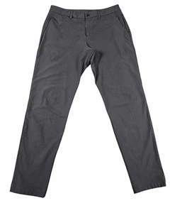 Lululemon Pants Mens 32 Black Performance Dress Chino Travel Slim Fit - Picture 1 of 8