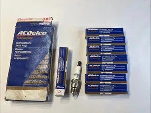 Spark Plug-Rapidfire ACDelco 2 Eight #2 25164640 Original Vintage New In Box - Picture 1 of 12