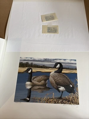 1988 Ann C. Dohoney Signed Numbered Kansas Duck Stamp Print Folio - Image 1 of 4