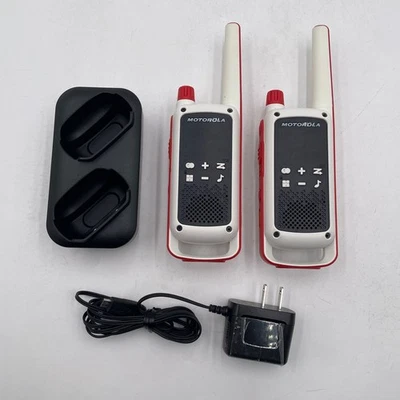 Motorola Solutions Red Cross T478 Talkabout Rechargeable 35-Mile 2-Way Radio - Image 1 of 4