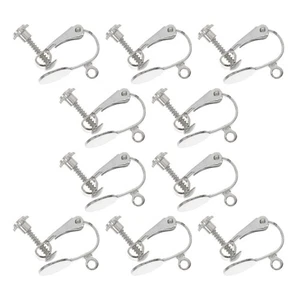 10 Stück Clip-on Ohrring Konverter Ohrring Zubehör Clip On Komponenten - Bild 1 von 17