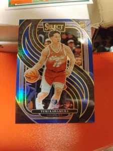 2024-25 Select BLUE SILVER HOLO PRIZM SP Yuki Kawamura RC Memphis Grizzlies💥 - Foto 1 di 3