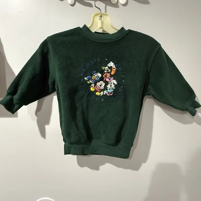 Sudadera De Colección Disney Store Mickey & Friends Verde Manga Larga Juvenil XS 5-6 Foto 1 de 4