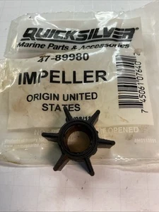 Impulsor Mercury Quicksilver 47-89980 nuevo de fábrica OEM - Imagen 1 de 2
