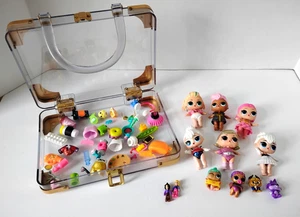 Lotto LOL Surprise OMG Mini Bambole Bambini Animali Bottiglie Accessori Astuccio - Foto 1 di 8