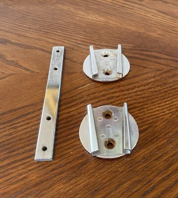 Par de soportes Tom de montaje con clip 'cónicos' Slingerland vintage con correa Foto 1 de 2