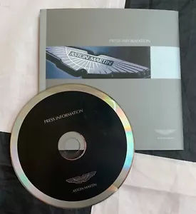 2005 ASTON MARTIN DBR9 VANQUISH S DB9 AMV8 VANTAGE PRESS INFO PACK CD BROCHURE - Picture 1 of 7