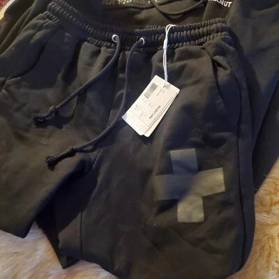  Jogginghose Herren Gr. XS HELMUT LANG Sweathose "Cross" schwarz - Bild 1 von 4