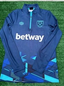 Maglione West Ham United Umbro allenamento quarto zip uomo adulto medio calcio top - Foto 1 di 7