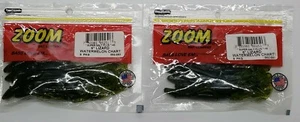 ZOOM 6" Lizard (9cnt) #002-051 Watermelon Chartreuse (2 PCKS) Made In USA - Picture 1 of 4
