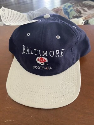 Baltimore CFL Fútbol Snapback Sombrero Liga Canadiense Retro De Colección Foto 1 de 4