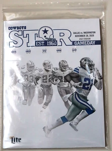 COWBOYS STAR GAMEDAY EQUIPO DE FÚTBOL DE WASHINGTON VS DALLAS COWBOYS 26/11/2020 - NUEVO - Imagen 1 de 2