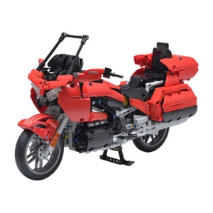 Custom MOC-29748 Motorcycle Model(1290PCS/Red) Toys Gift for Christmas - Picture 1 of 5