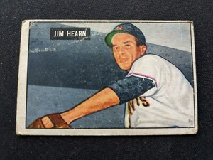 1951 Bowman Baseball Card # 61 Jim Hearn - New York Giants (VG)