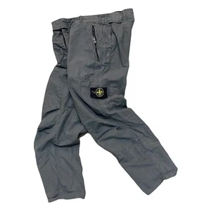 De colección Años 90 Stone Island Paracaídas Combate Militar Carga Pantalones Parche Massimo Osti - Imagen 1 de 8