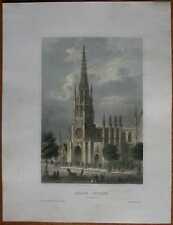 1860 Meyer print GRACE CHURCH, NEW YORK CITY (#46)