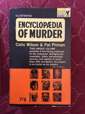 True Crime Vintage Pb, Encyclopedia Of Murder by Wilson, British Pan E1, 1964 VG - Image 1 of 4