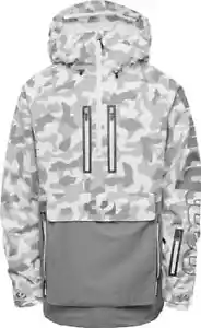 2025 NWT Mens ThirtyTwo Light x Walker Anorak Jacket $280 L white camo - Picture 1 of 2